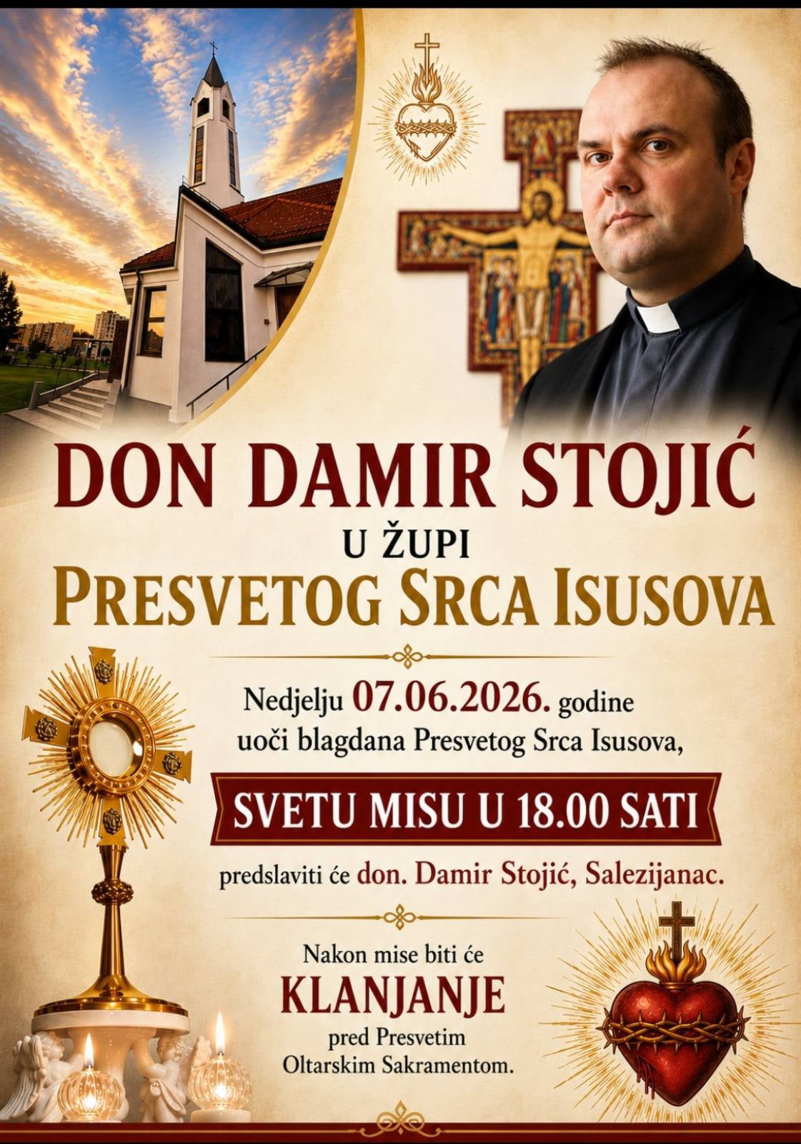 Trodnevnica i mise za Presveto Srce Isusovo